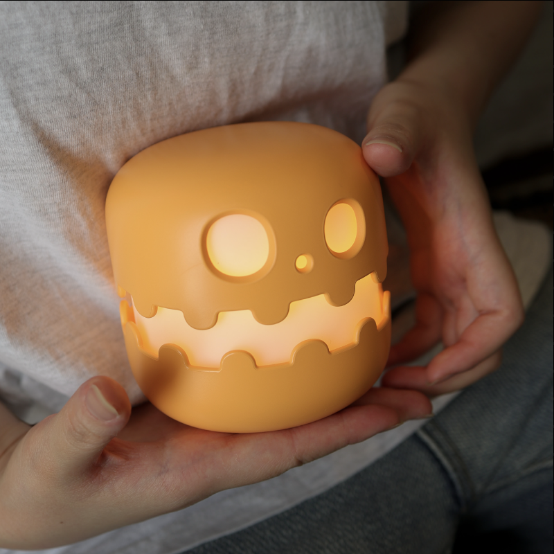 Lampe Citrouille Magique – Veilleuse Halloween Tactile Sans Fil